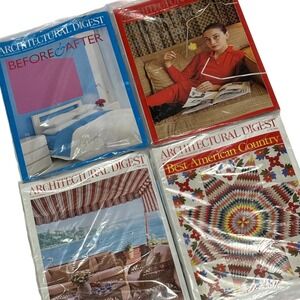 Architectural Digest Magazine Lot 4 Issues 2006 New Wrapped Interior Design Exc!